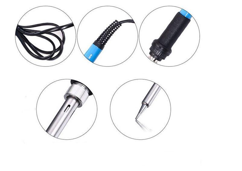 Electric soldering iron with temperature control 60W