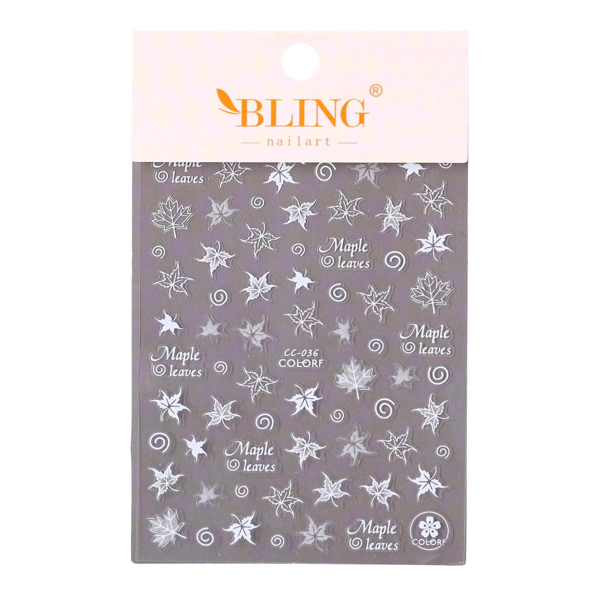Decorative stickers for nails Bling Pattern Autumn