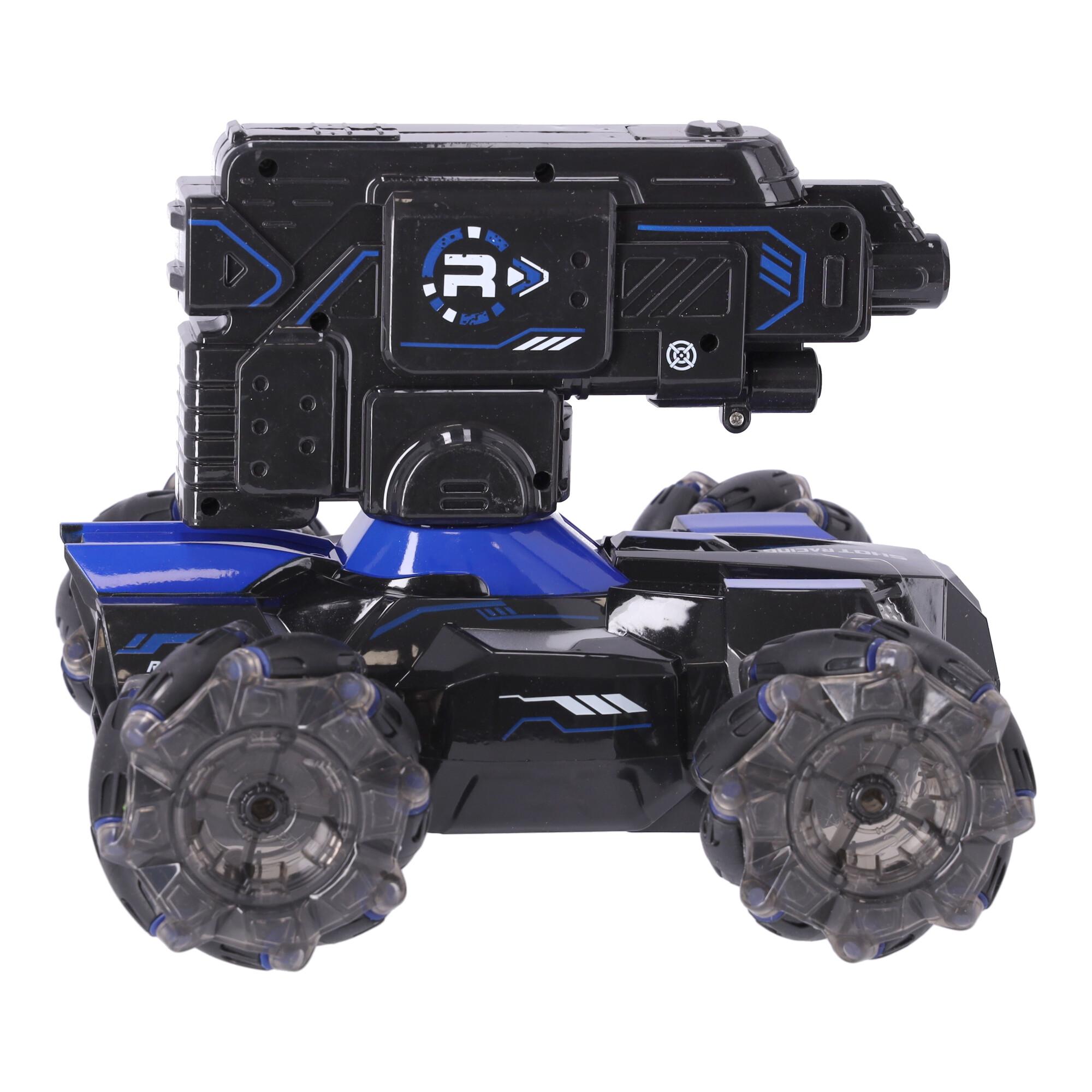 Remote controlled car with shooting water balls UKC029 - blue