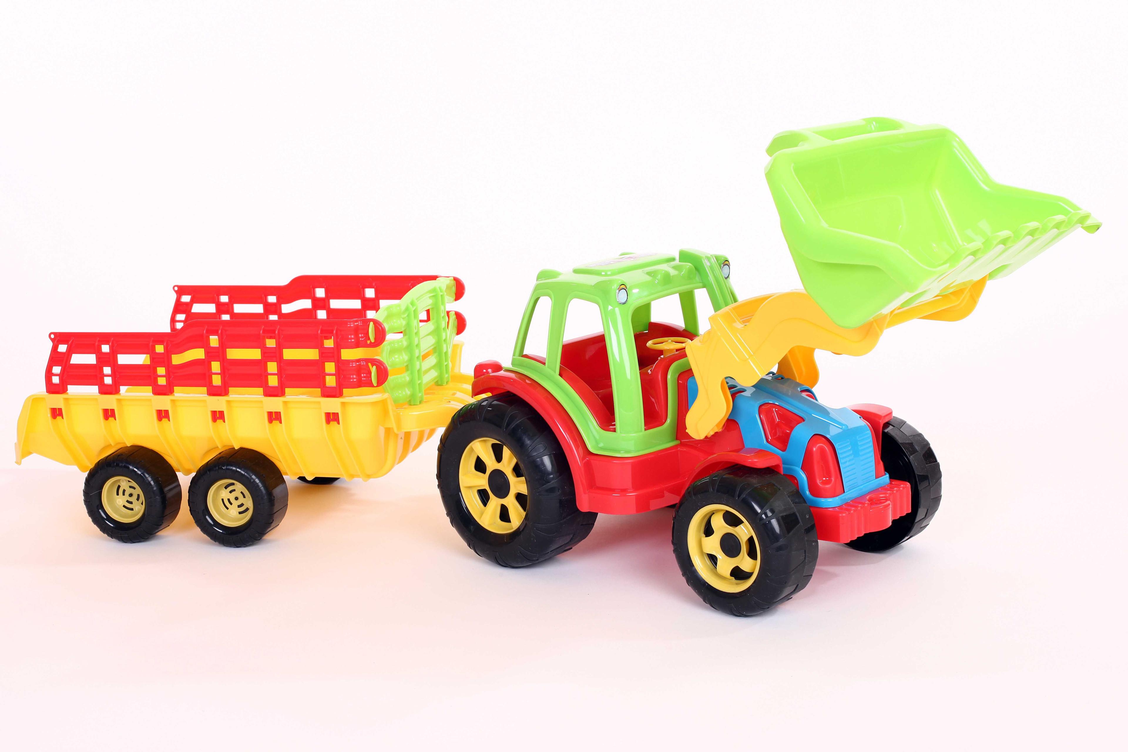 Traktor z przyczepą i ładowarką – model 305