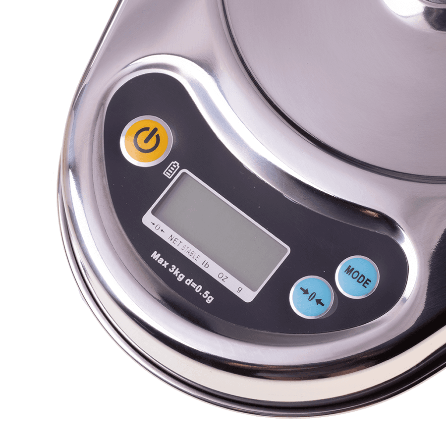 Electronic kitchen scale with a 3kg LCD bowl