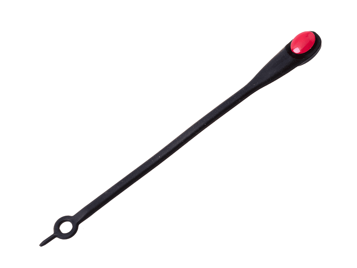 Silikonowe sznurówki 14szt - czarno czerwone