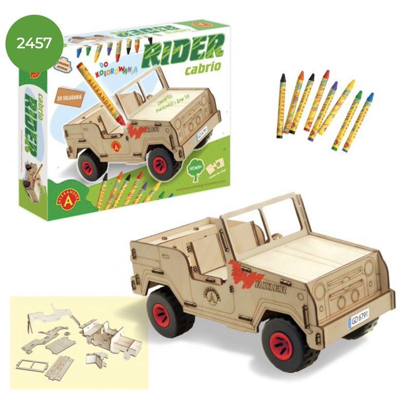 Zabawka konstrukcyjna Alexander - Składaki drewniaki - Rider Cabrio