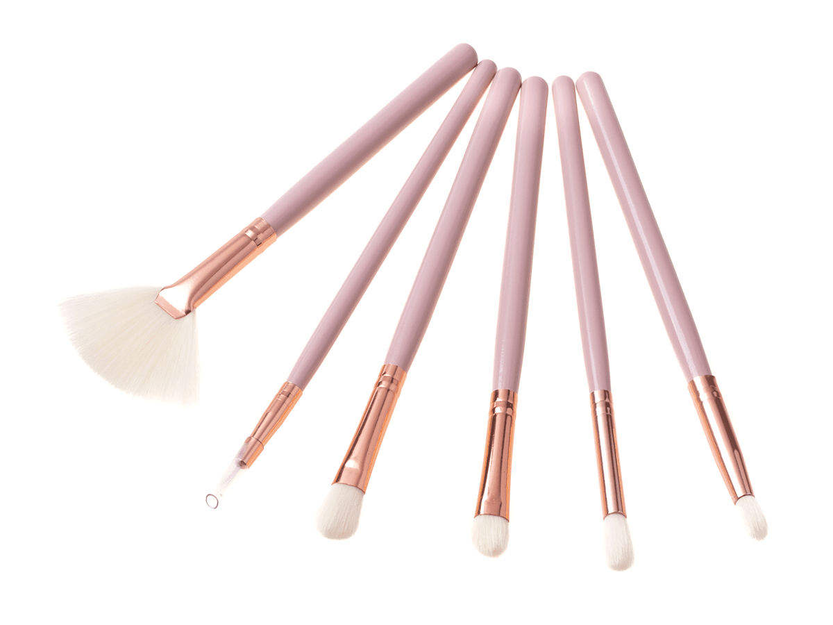 Set of makeup brushes 15pcs + case - beige