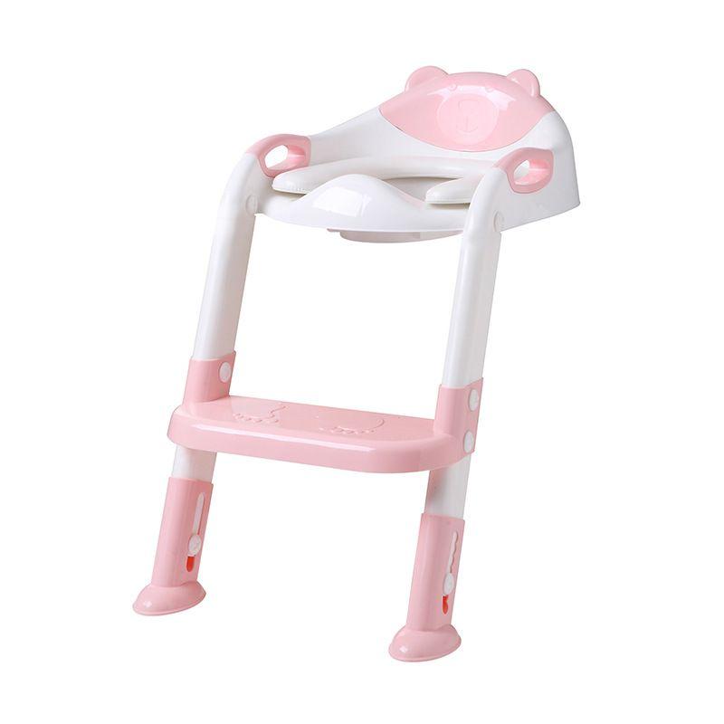Toilet seat cover, stepped - pink