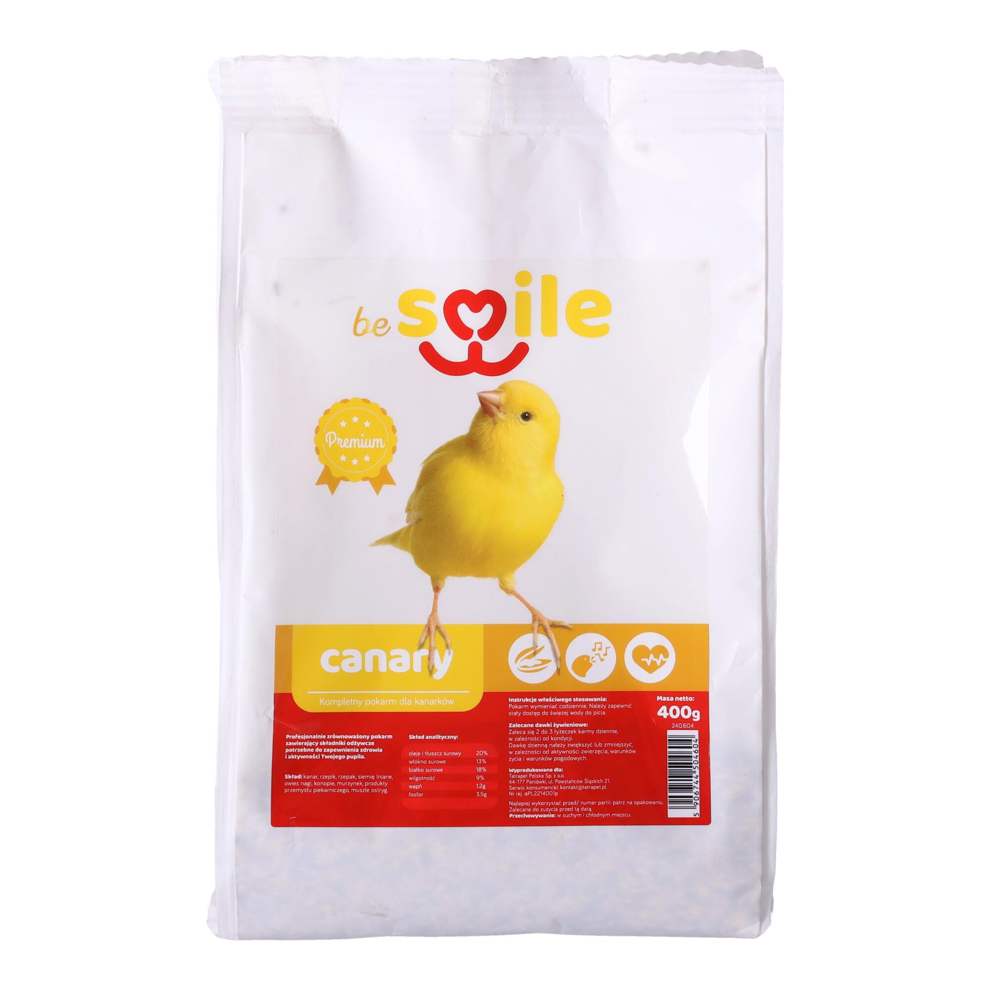 beSMILE CANARY food - Canary 400g food for canaries