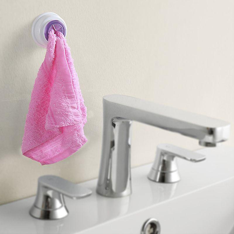 Wciskany wieszak na ręcznik- różowy