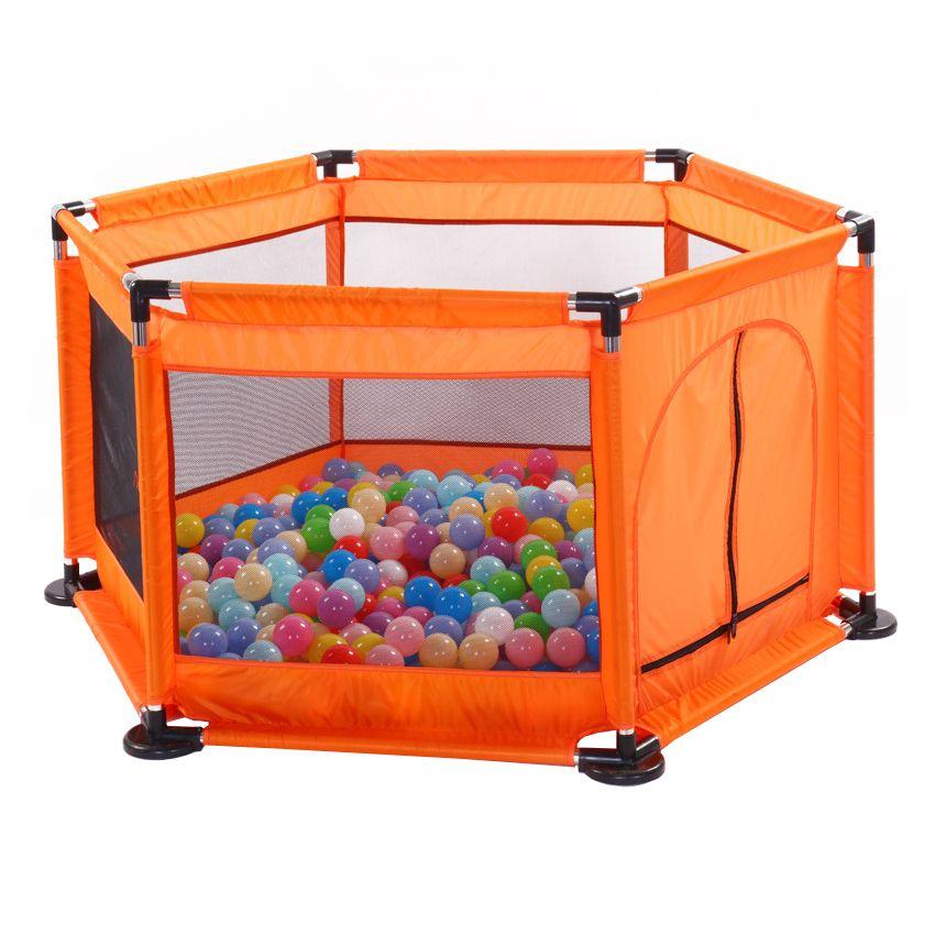 Big dry pool playpen for balls - orange