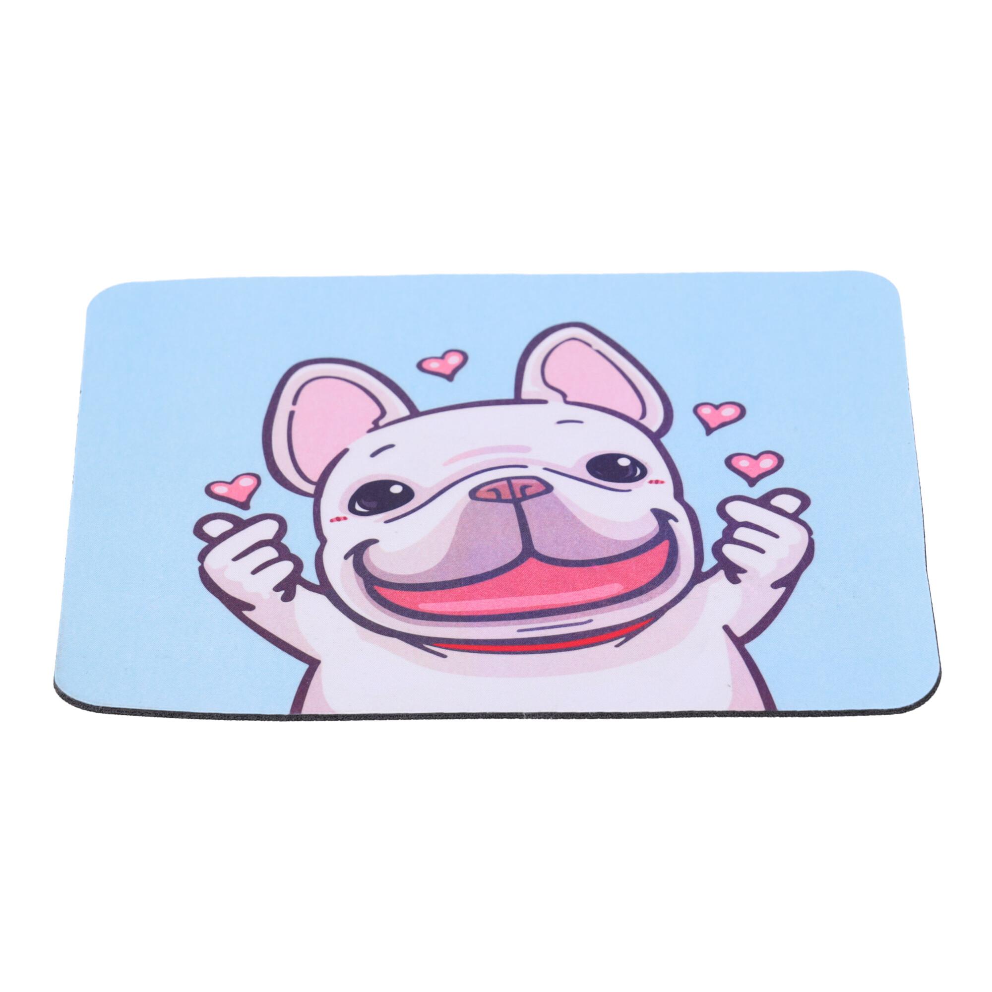 Mouse pad - Happy Bulldog