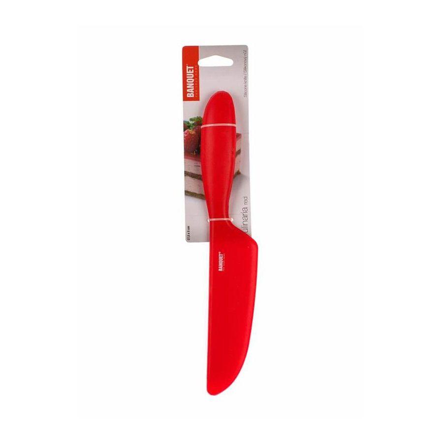 Silikonowy nóż 27,5x5cm Culinaria Red