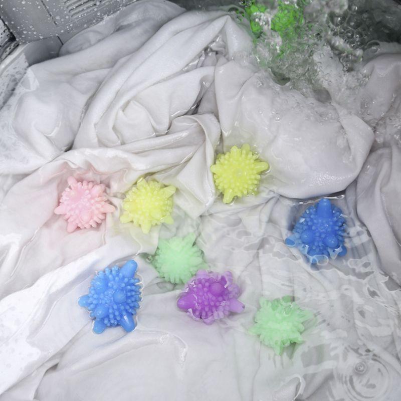 Washing ball - softening and drying fabric 2pcs - pink