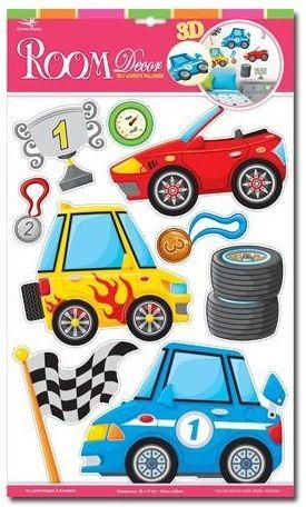 Wall decoration 3D - Cars