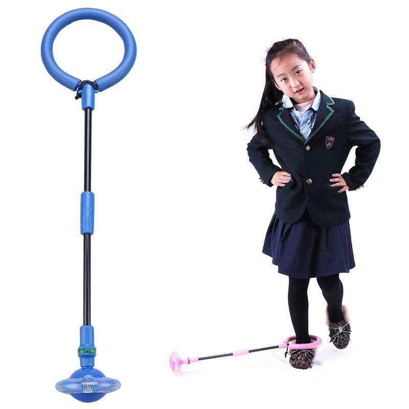 Hula Hoop Skip Rope for Leg, Foldable for Children with LED Lights - blue
