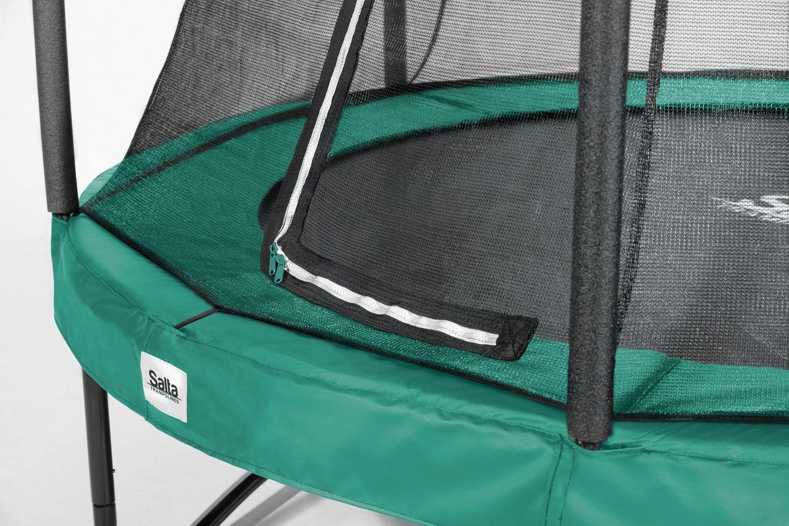 Trampolina Salta Comfort Edition 396 cm zielona