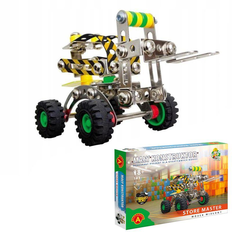 Zabawka konstrukcyjna Alexander - Mały Konstruktor - Wózek widłowy
