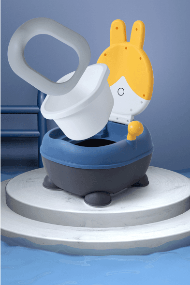 Multifunctional potty for children 3in1 - yellow and blue