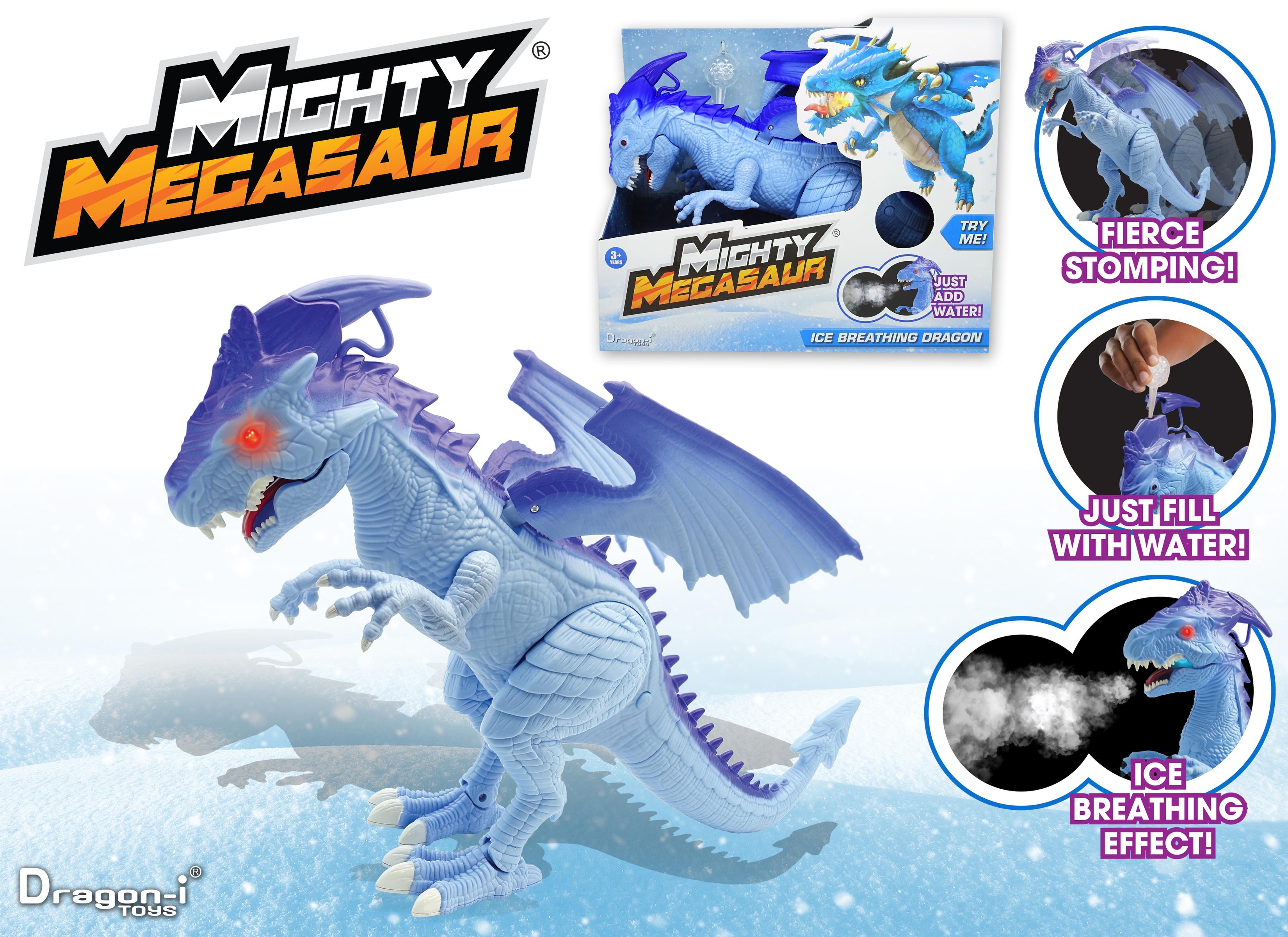 Mighty Megasaur Battery Operated Ice Breathing Walking Dragon