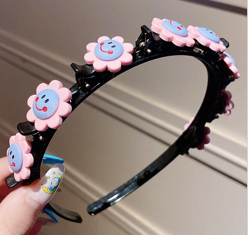 Headband with hairpins — flower, pattern III