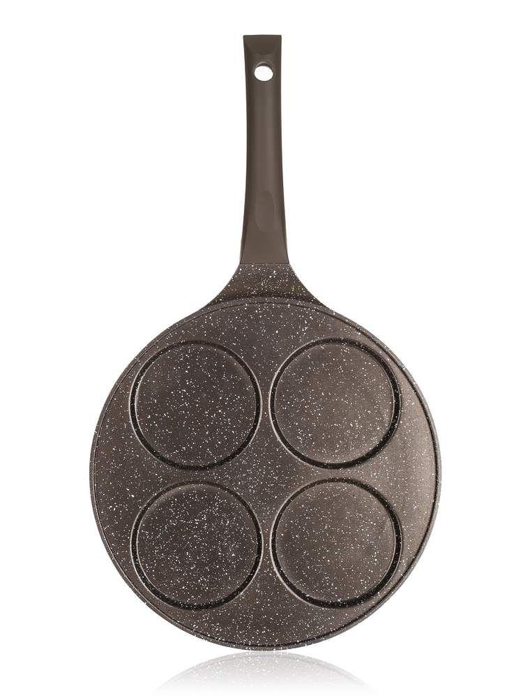 Frying pan for 4 pancakes 26cm Granite Dark Brown
