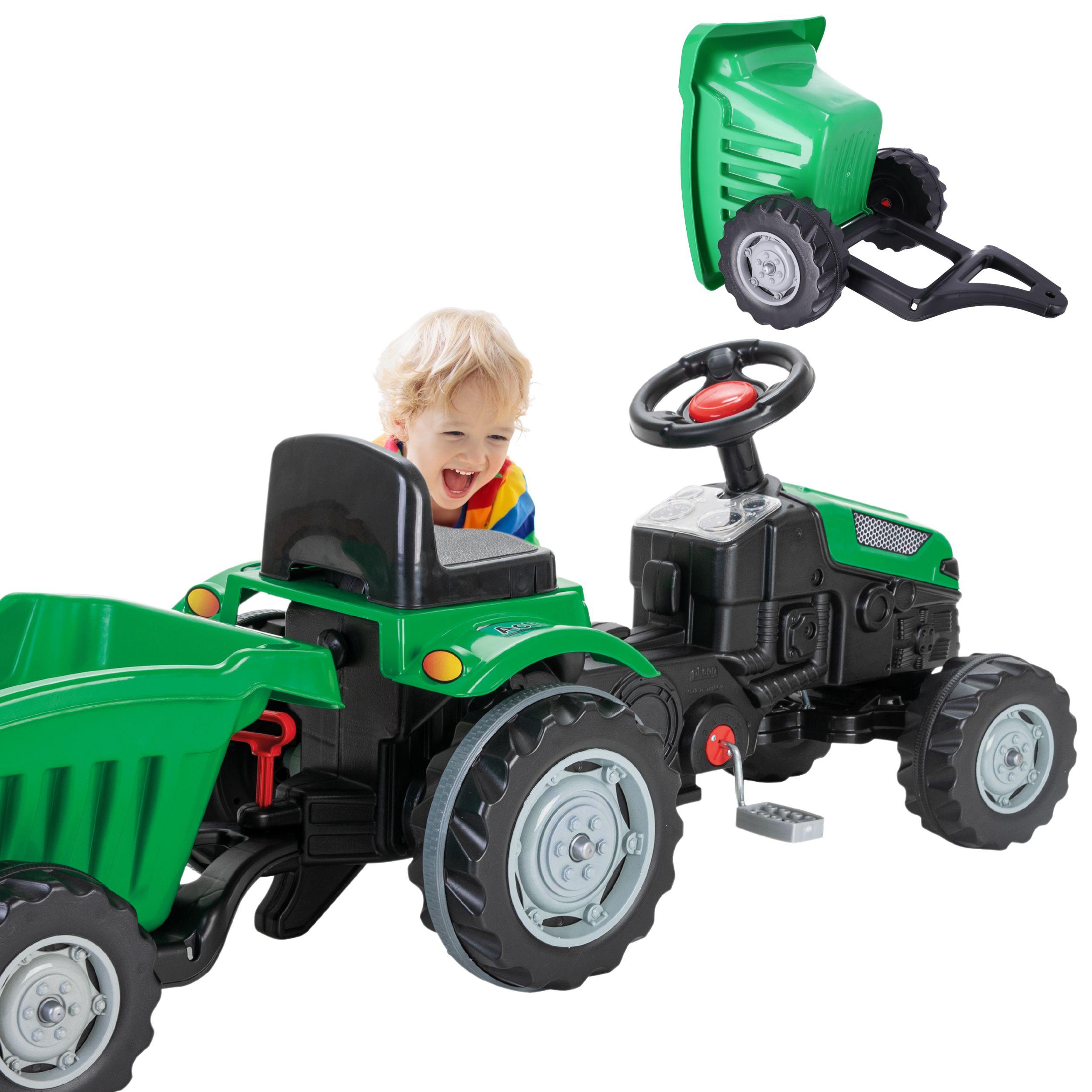 Traktorek dziecięcy zielony PILSAN
