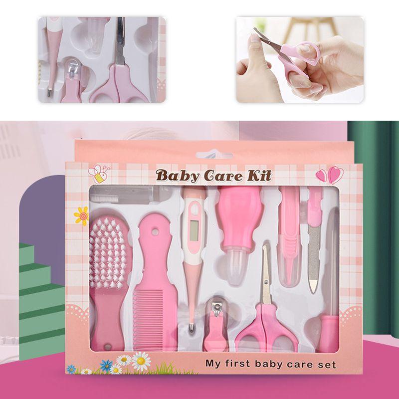 Care set for children and babies 13 elements - pink