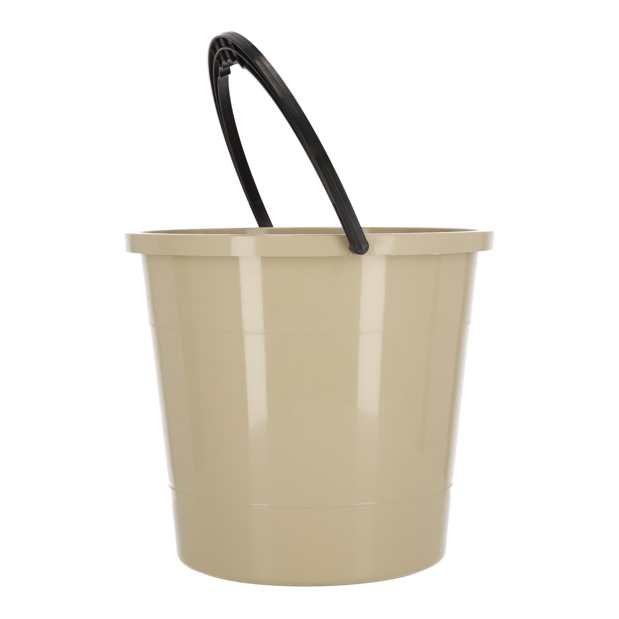 Bucket 10L, POLISH PRODUCT - beige