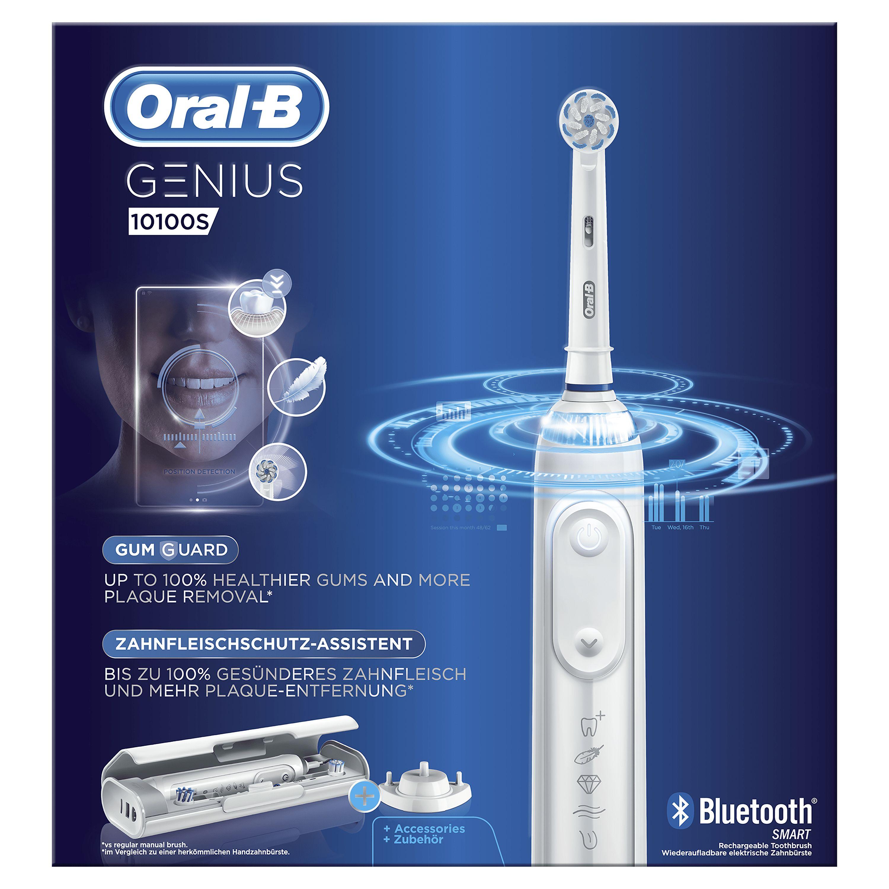 Szczoteczka BRAUN Oral-B Genius 10100S biała