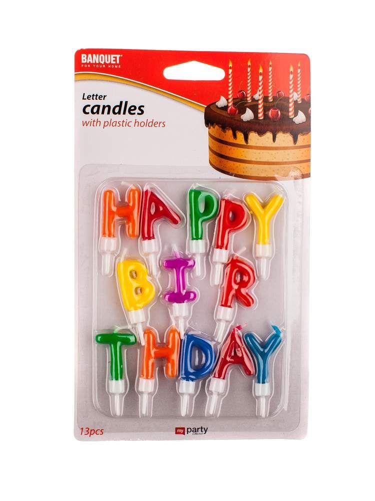 Hapy Birthday candles 13pcs