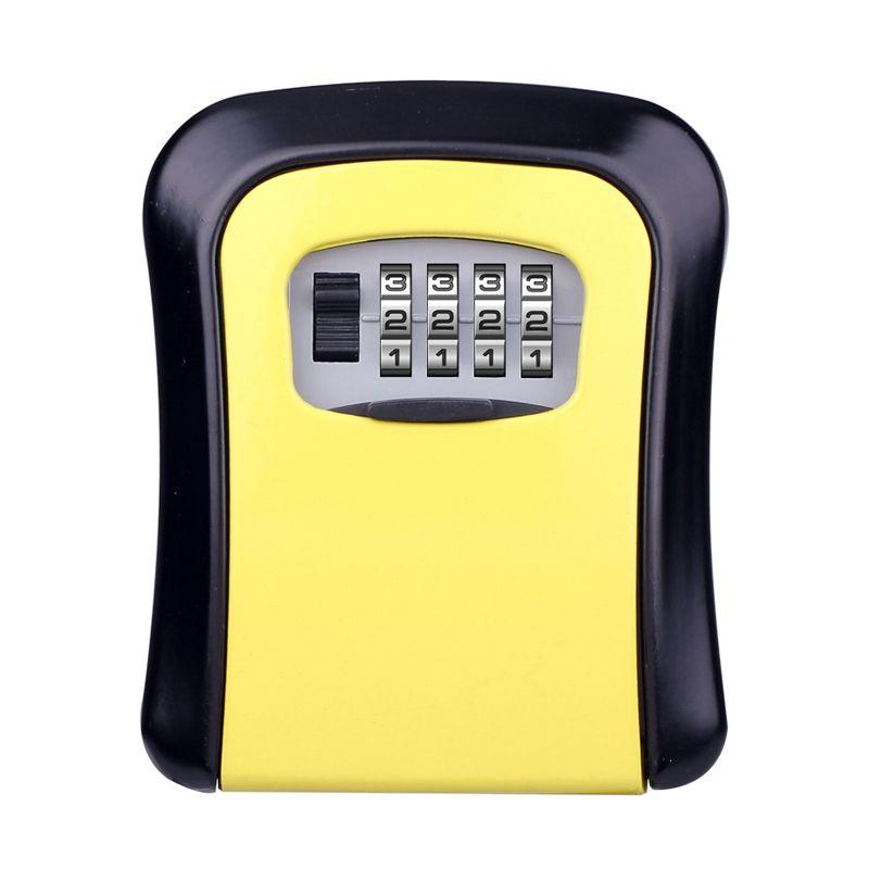 Lockable key box - yellow