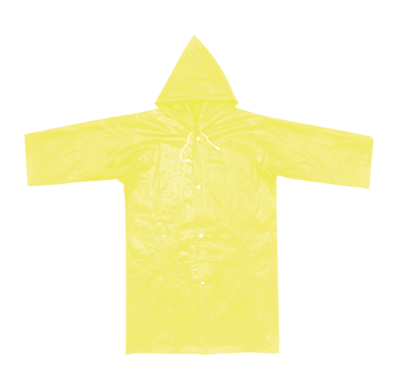 Children's rain cape - yellow