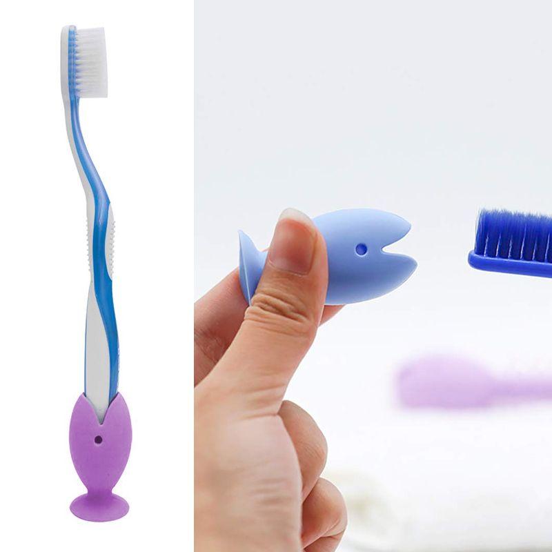 Brush cover with stand function - purple