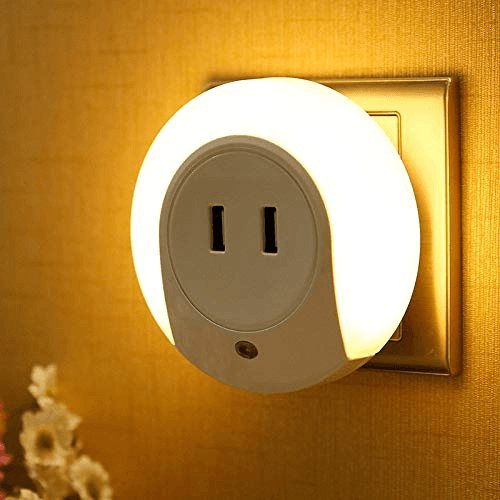 Intelligent LED night lamp with motion sensor - warm white