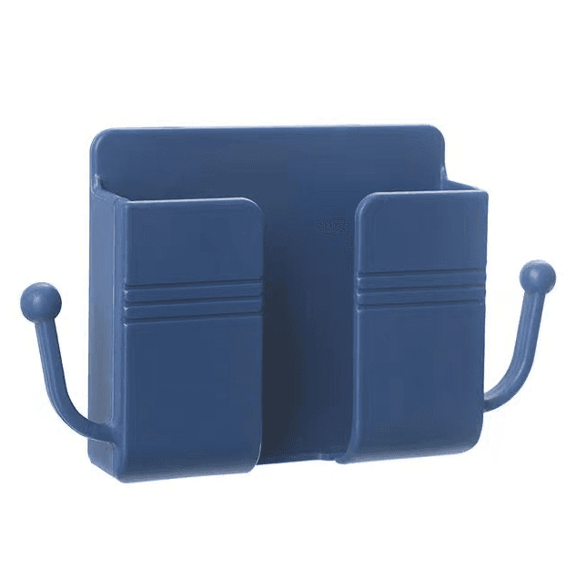 Organizer / wall holder for a mobile phone - blue