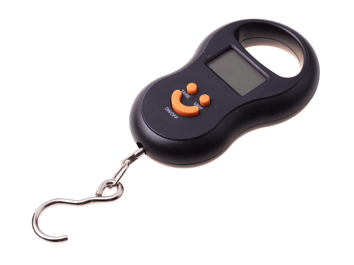 LCD hook scale for luggage, fishing 
