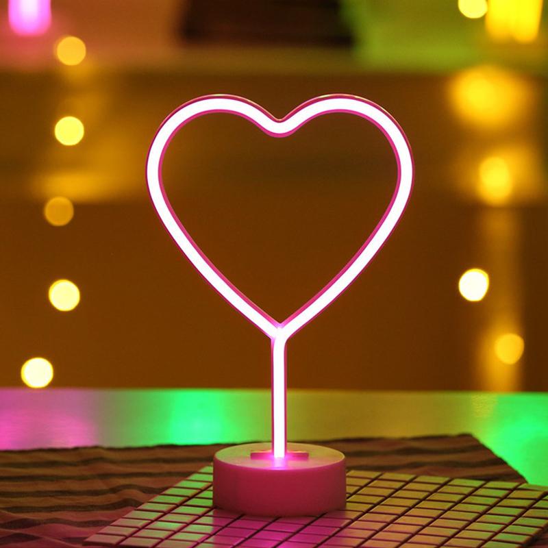 Decorative LED neon lamp - heart