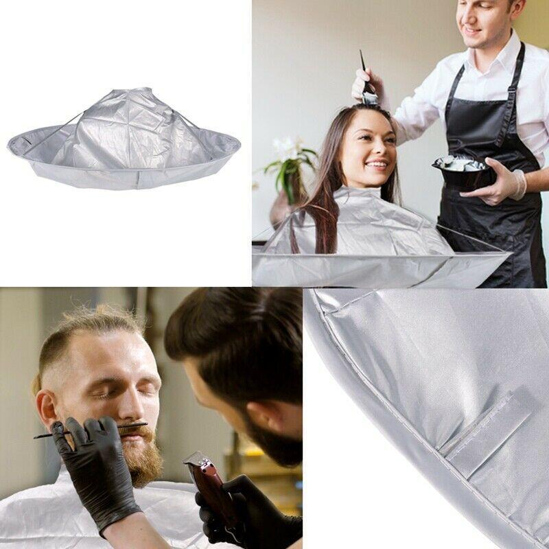 Round hairdressing cape for haircut