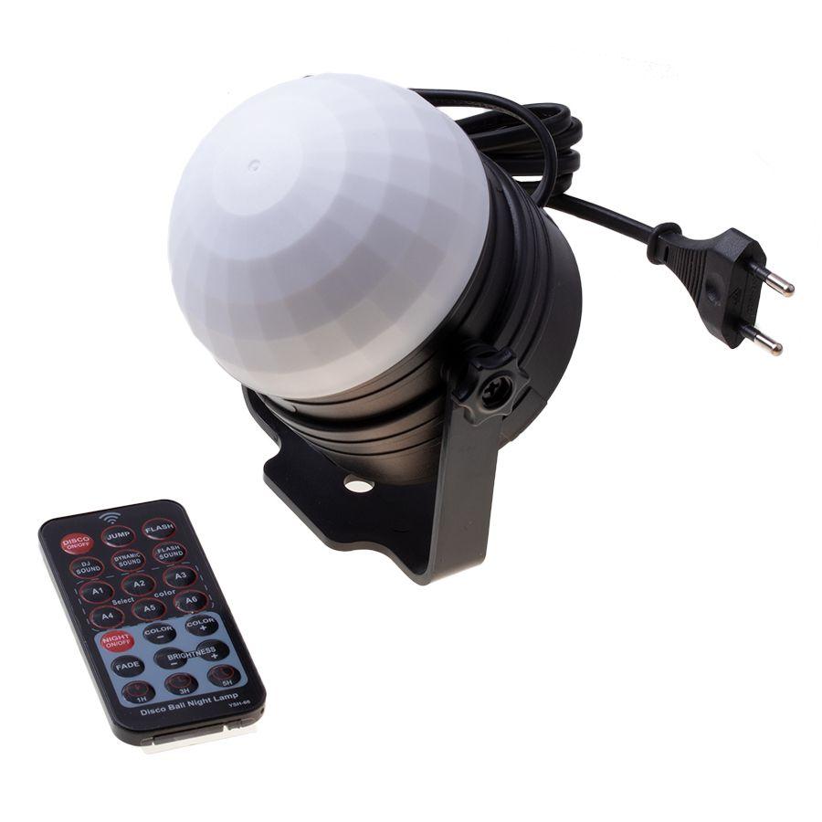 LED disco ball / LED projector + remote control