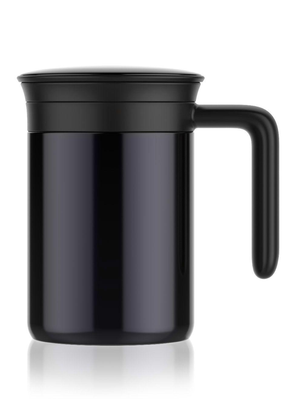 PHASE 480 ml stainless steel thermal mug, black