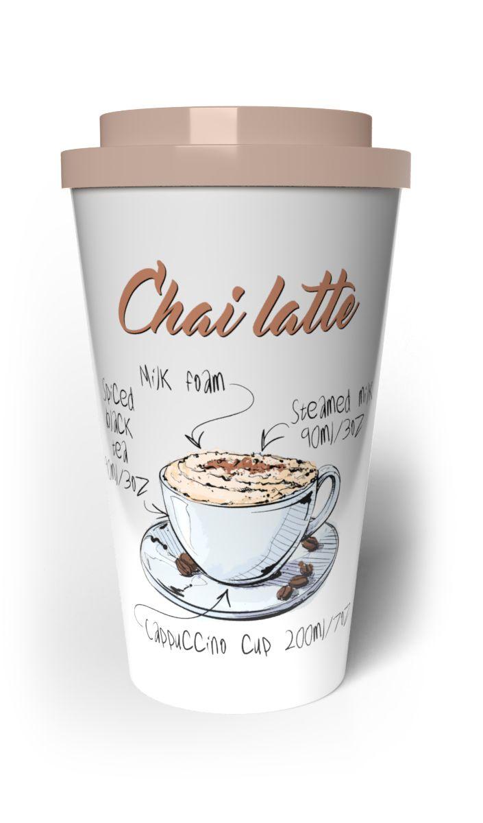 Kubek termiczny podwójne ścianki COFFEE 500ml Chai Latte