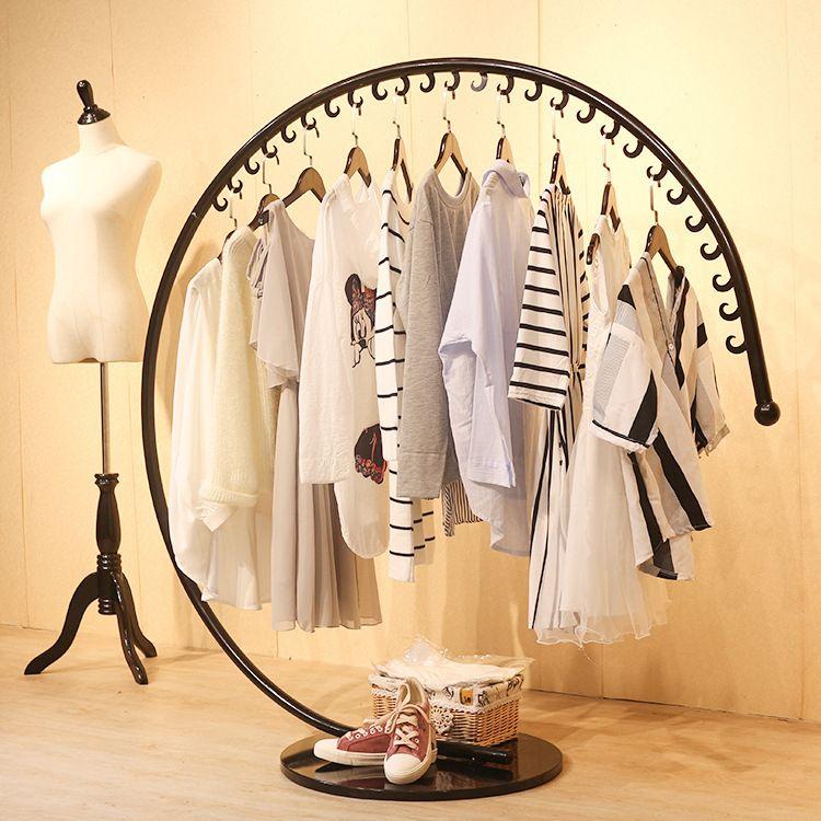 Decorative clothes hanger - black
