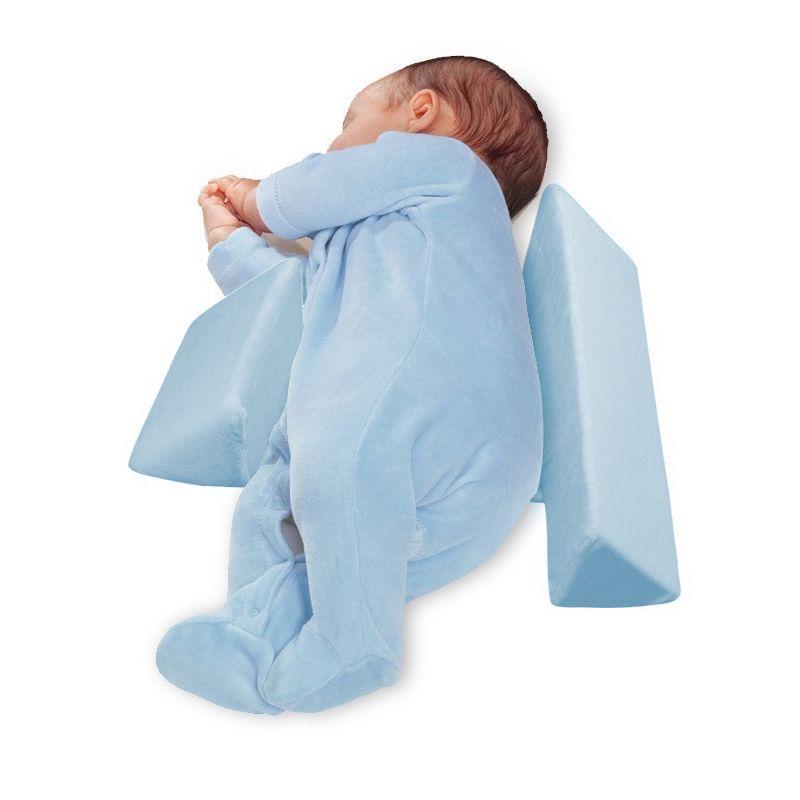 Zabezpieczające wałki niemowlęce - niebieskie