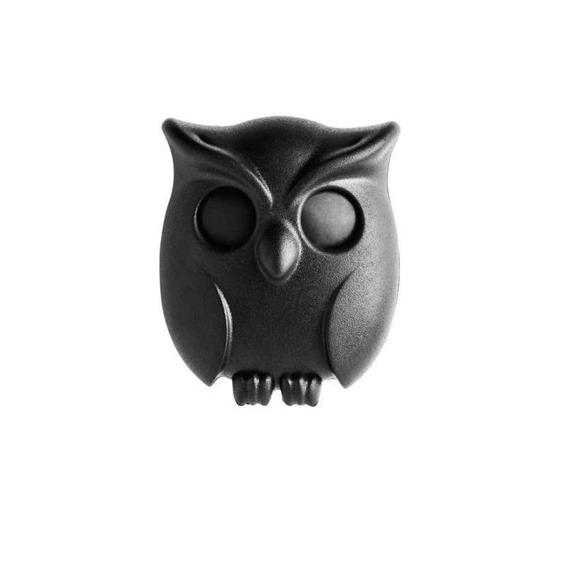 Key hanger - black owl