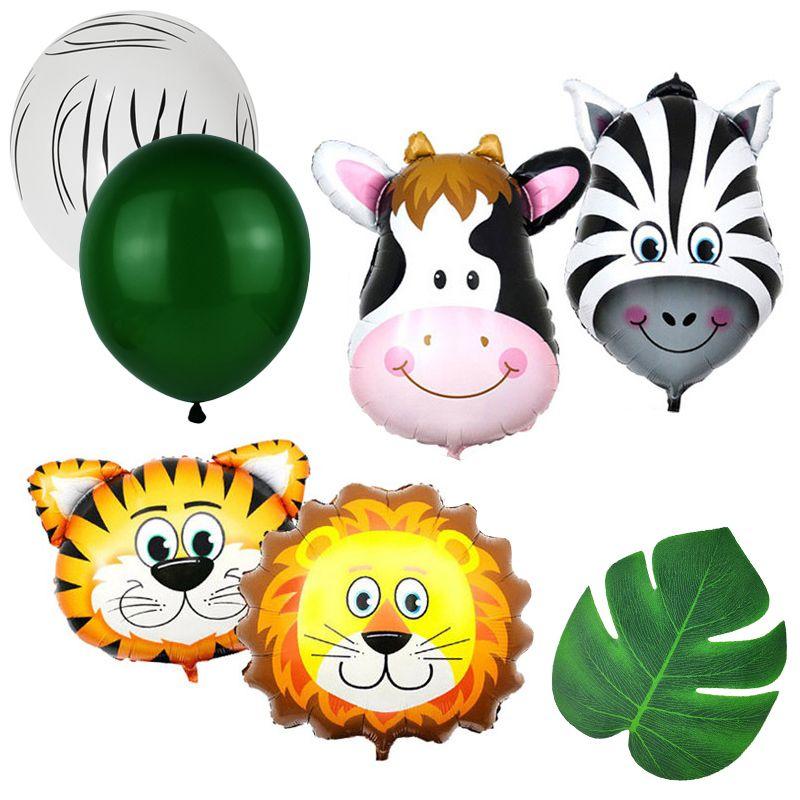 A set of balloons for a child's birthday - animals