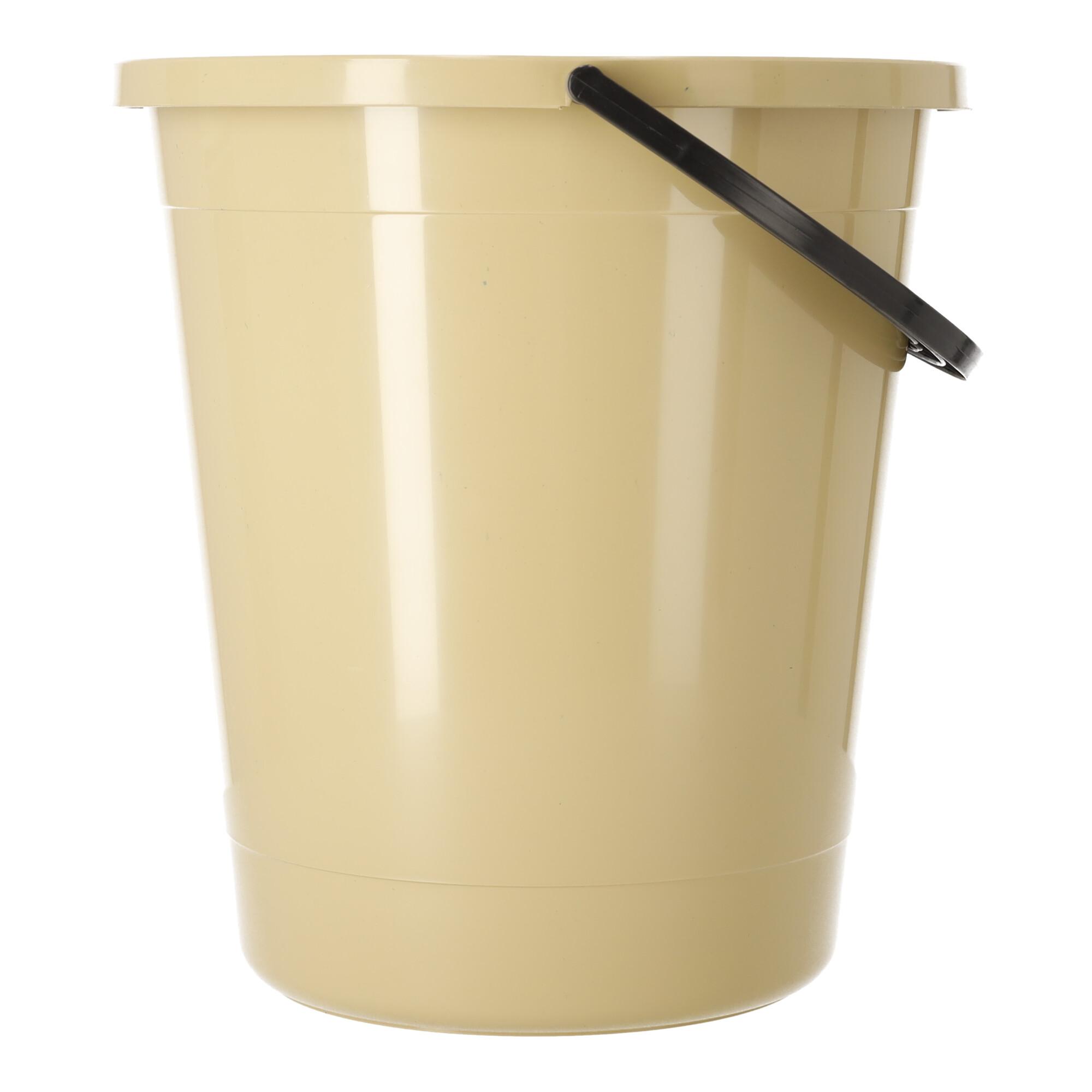 Bucket 12L, POLISH PRODUCT - beige