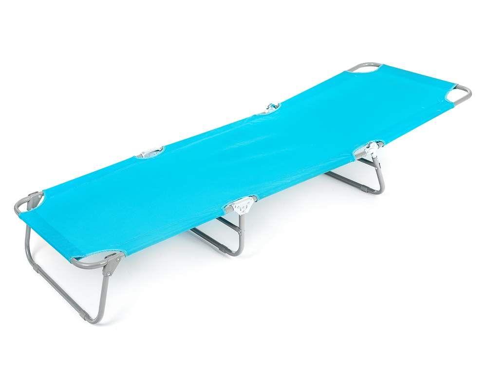 Leżak plażowy SUNBAY - jasnoniebieski