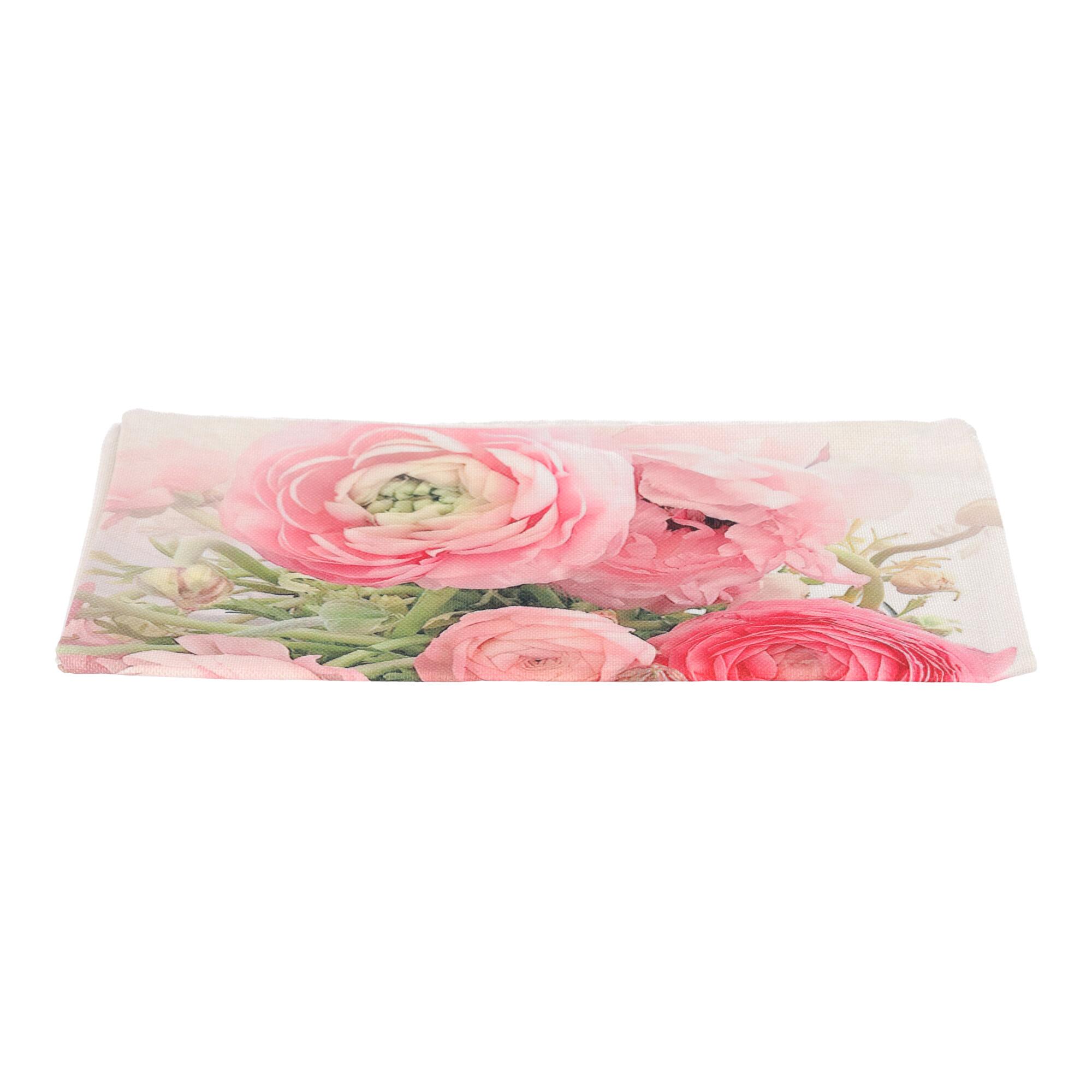 Decorative pillowcase with flowers - pattern I