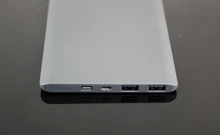 PowerNeed Powerbank (10000mAh) 2x USB grafitowy
