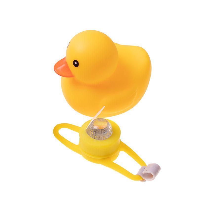 Bicycle lamp / bell in the shape of a duckling