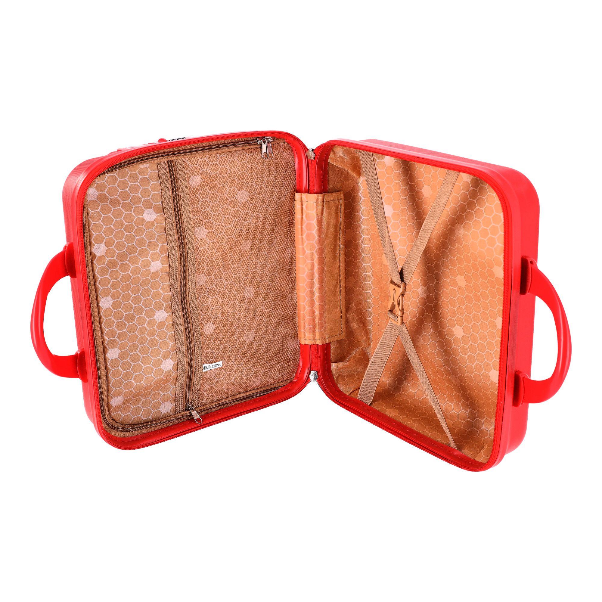 Children's luggage / Lovely travel cosmetic bag - red