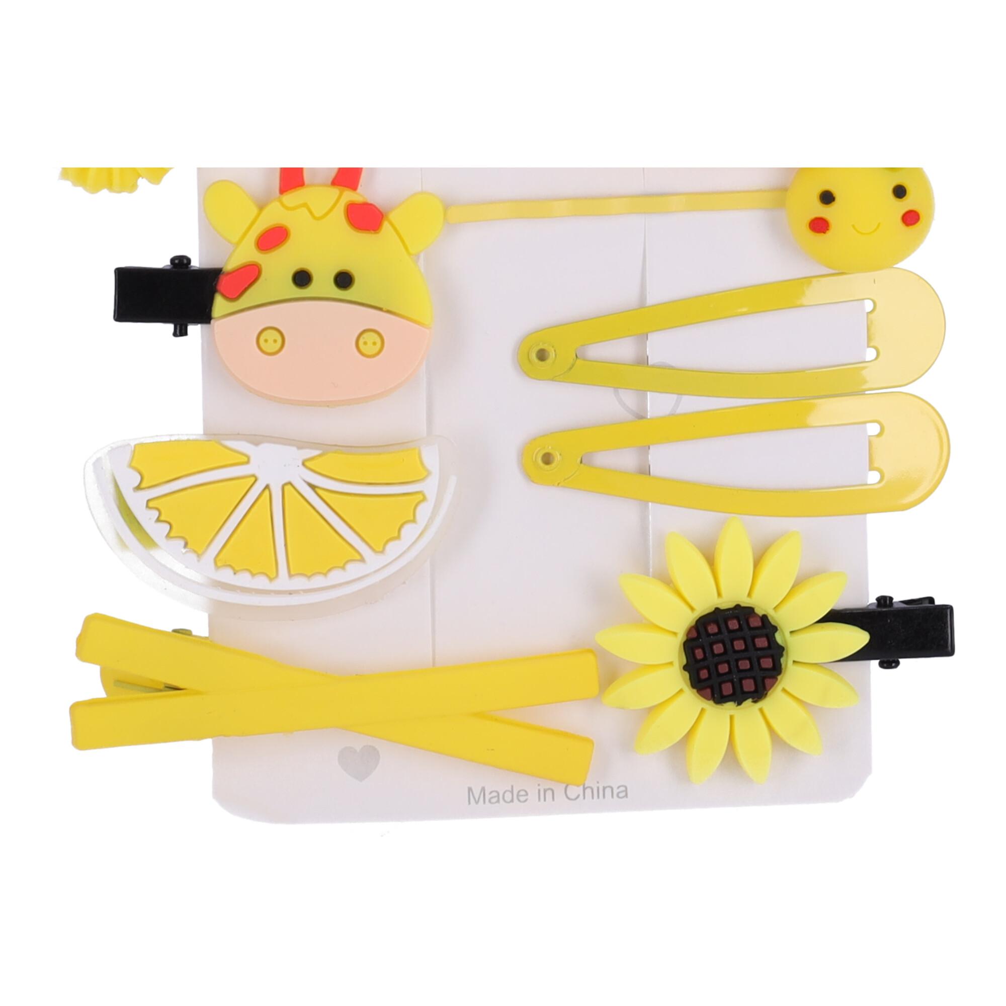 Adorable set of hair clips for a girl - 14pcs, type III